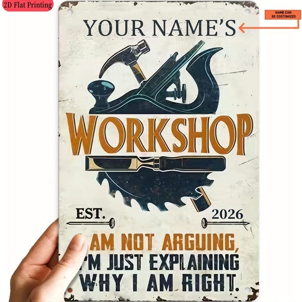 Workshop Tools And Names - [2D 플랫] 1개 맞춤형 이름 작업장
