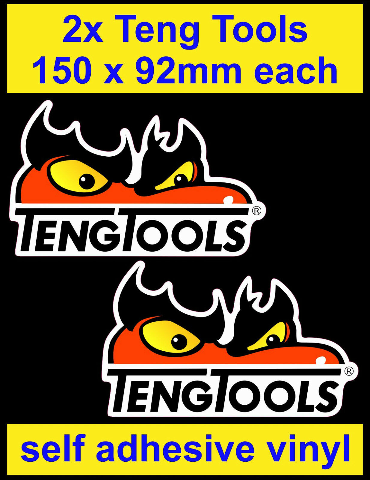 Workshop Tools Logo - 2 Teng Tools 스폰서 스티커 motorsport