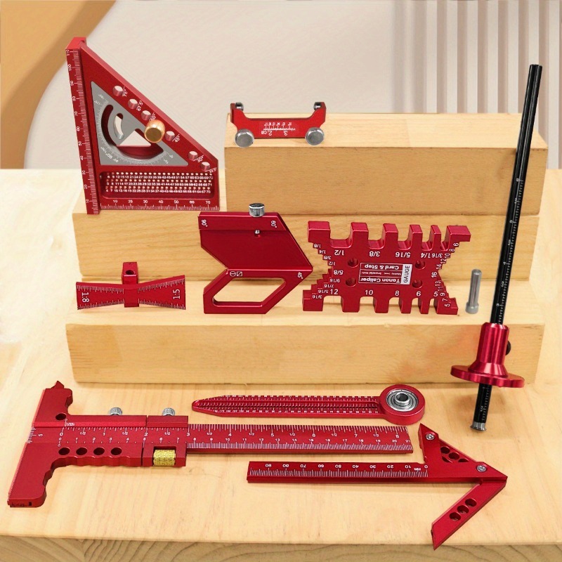 Workshop Joinery Tools - 워크샵 카펜터 스퀘어 세트 다기능 마킹