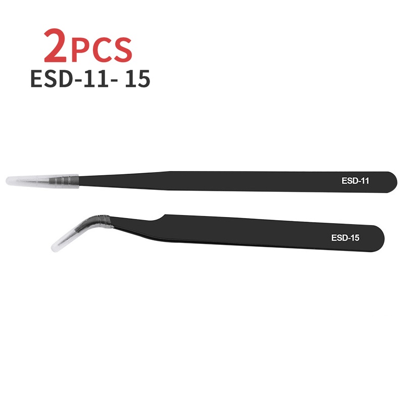 ESD 트위저 스테인레스 스틸 작업장 정전기 방지 ES - Hand Tools Maintenance Workshop 리뷰 및 가격
