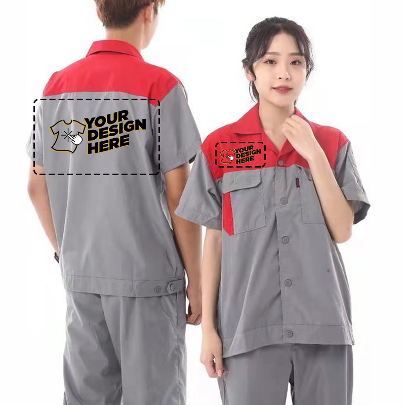 DIY 로고 봄과 가을 반팔 작업복 남성 노동 보험 정 - Workshop Tools Logo 리뷰 및 가격