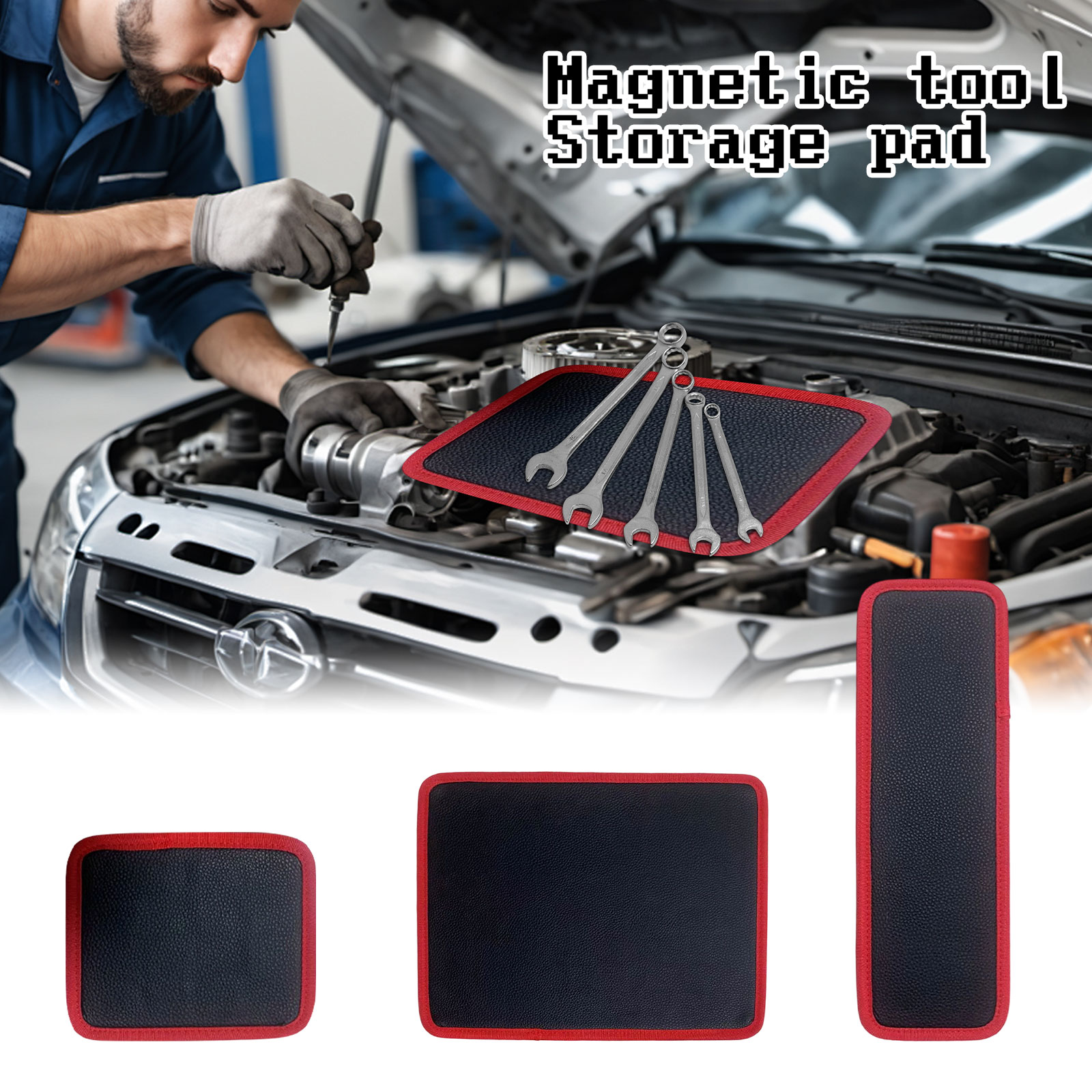 볼트, 나사, 렌치용 유연한 자석 공구 홀더 매트, 접 - Magnetic Parts Tray 리뷰 및 가격