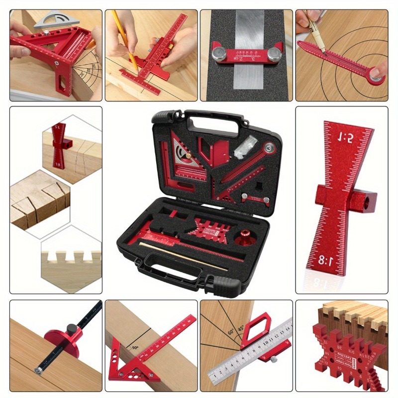 워크샵 카펜터 스퀘어 세트 다기능 마킹 목공 도구 전문 - Workshop Joinery Tools 리뷰 및 가격