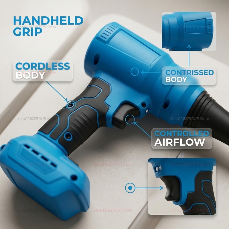 18V 브러시리스 무선 에어 더스터 전동 블로워 먼지  - Power Tools In Workshop 리뷰 및 가격